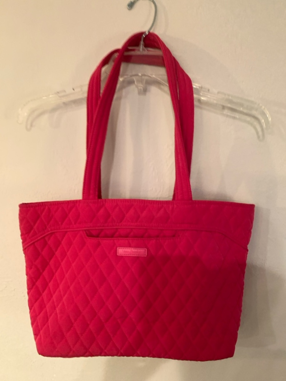 Vera Bradley Quilted Hot Pink Tote No flaws good condition